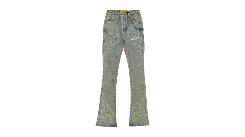 Guapi Vintage Paisley Denim Jeans Vintage Men's - SS26 - US