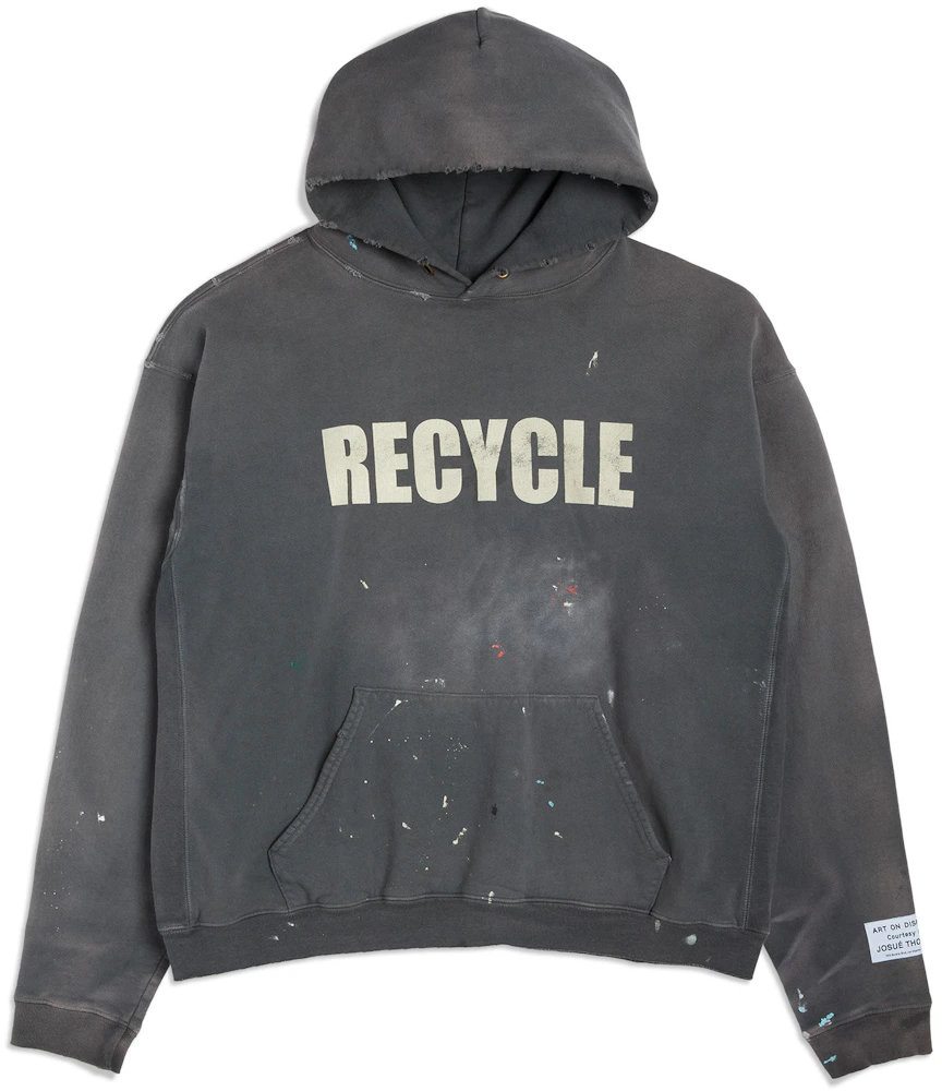 Gallery Dept. 90's Recycle Hoodie Washed Black - SS23 - US