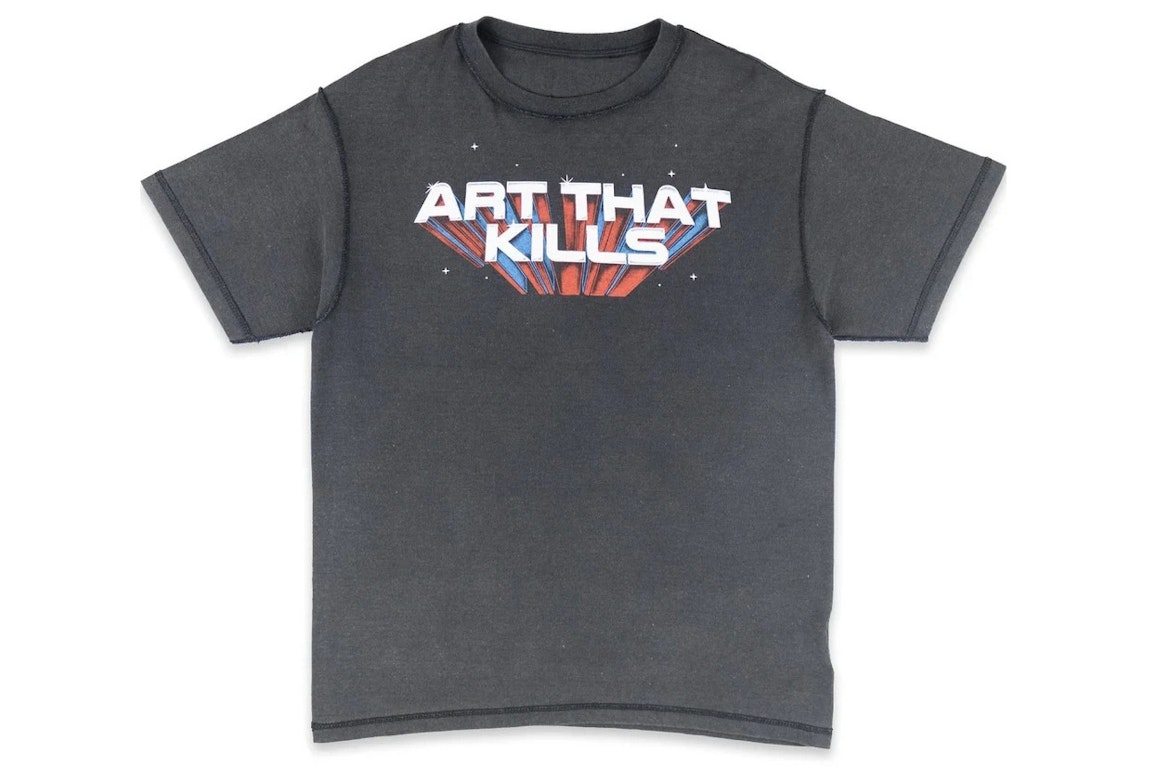 Pre-owned Gallery Dept. Atk Reversible Space T-shirt Black