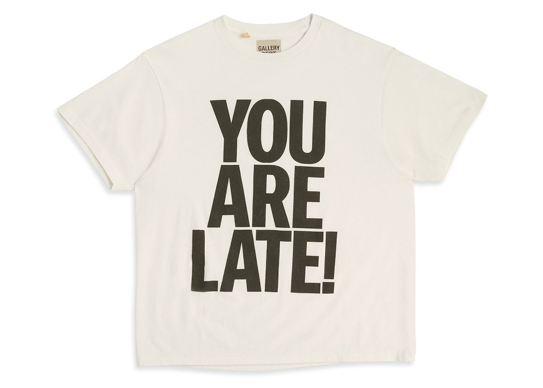 Pre-owned Gallery Dept. Atk You Are Late T-shirt White