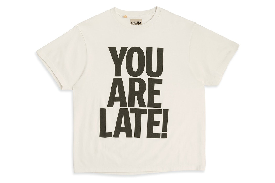 Pre-owned Gallery Dept. Atk You Are Late T-shirt White