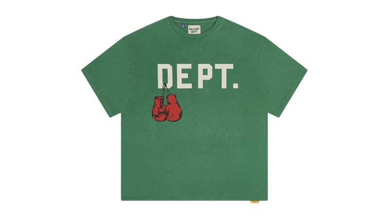 Gallery Dept. Arena Logo Print Cotton Jersey Tee Vintage Forest