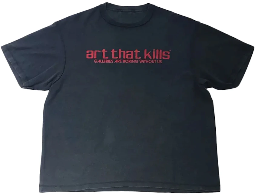 Gallery Dept. Art That Kills Logo Reversible T-Shirt Vintage Black - SS22