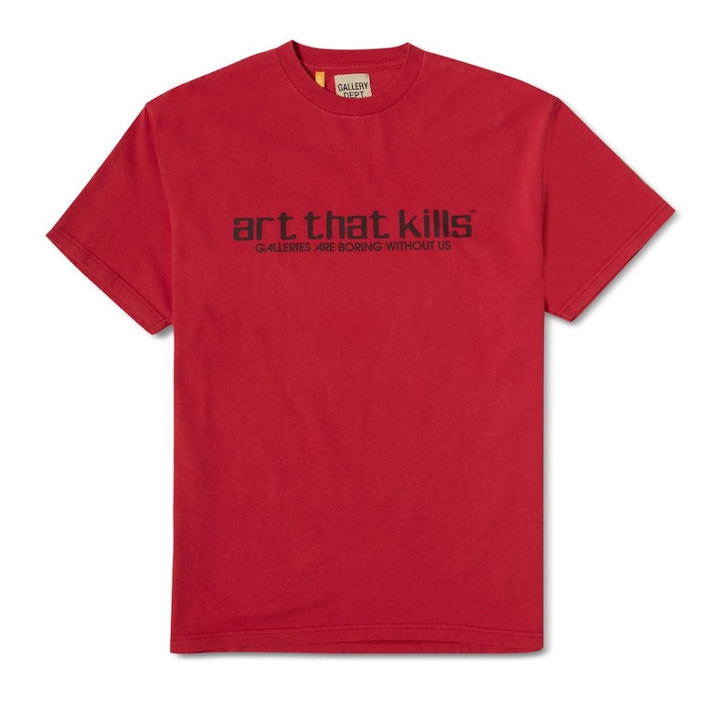 Pre-owned Gallery Dept. Art That Kills Logo T-shirt Red