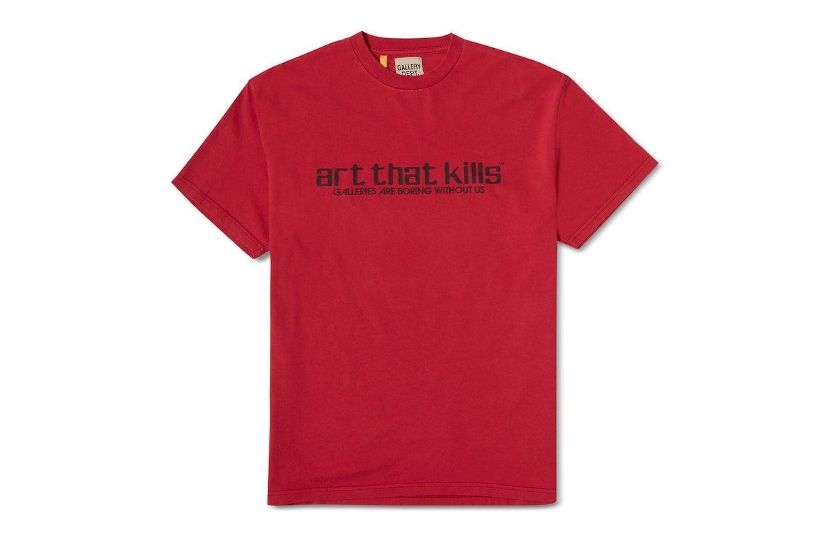 Pre-owned Gallery Dept. Art That Kills Logo T-shirt Red