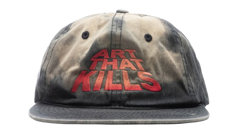 Pre-owned Gallery Dept. Men's Art That Kills Sun Faded Cap In Faded Black