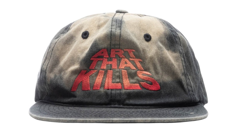 Pre-owned Gallery Dept. Art That Kills Sun Faded Hat In Faded Black