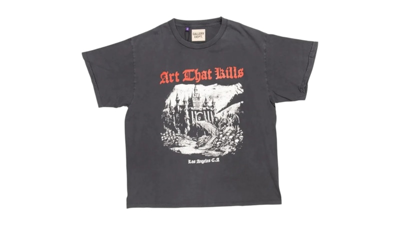 Gallery Dept. Atk Castle Tee Vintage Black Hombre - FW25 - US
