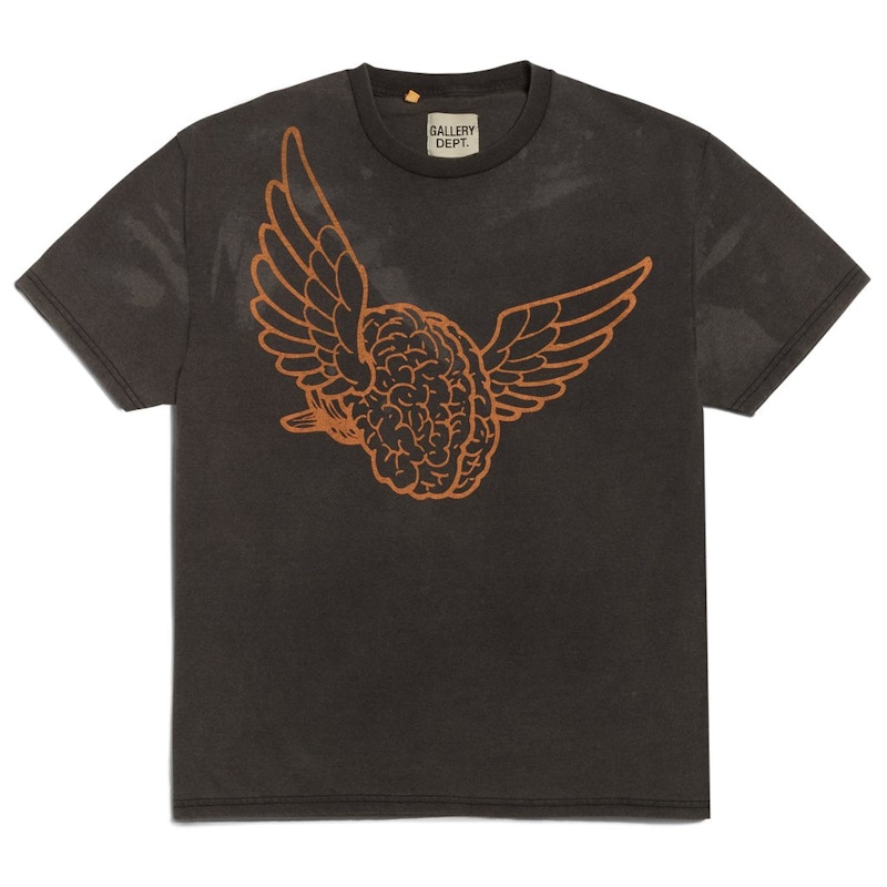 Gallery Dept. Big Flying Brain T-shirt Black Men's - US