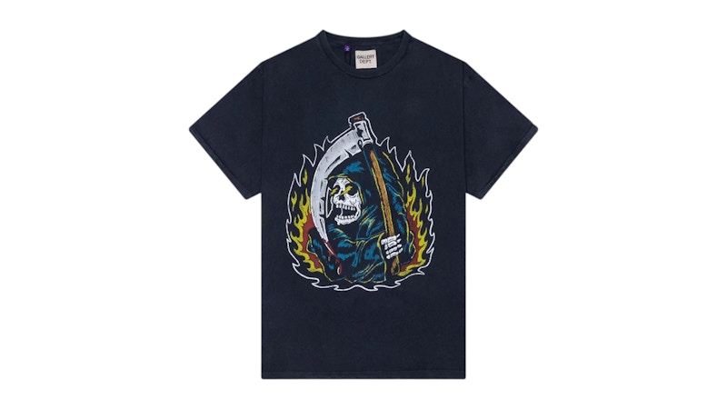 Gallery Dept. Big Reaper Atk Tee Vintage Black Men's - FW25 - US