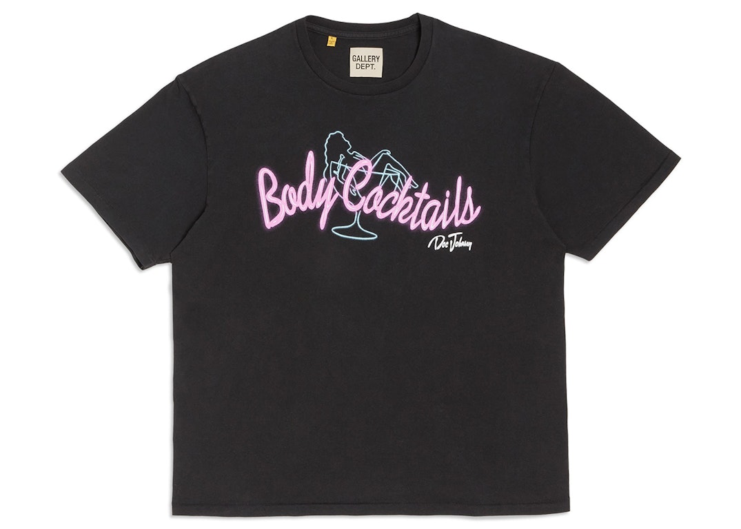 Pre-owned Gallery Dept. Body Cocktails T-shirt Black