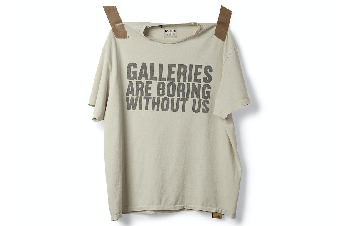 Pre-owned Gallery Dept. Boring Tee Archival White