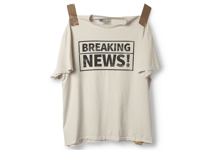 トップス gallery dept Gallery Dept. Zip Tee Vintage Black Men's - SS23 - US