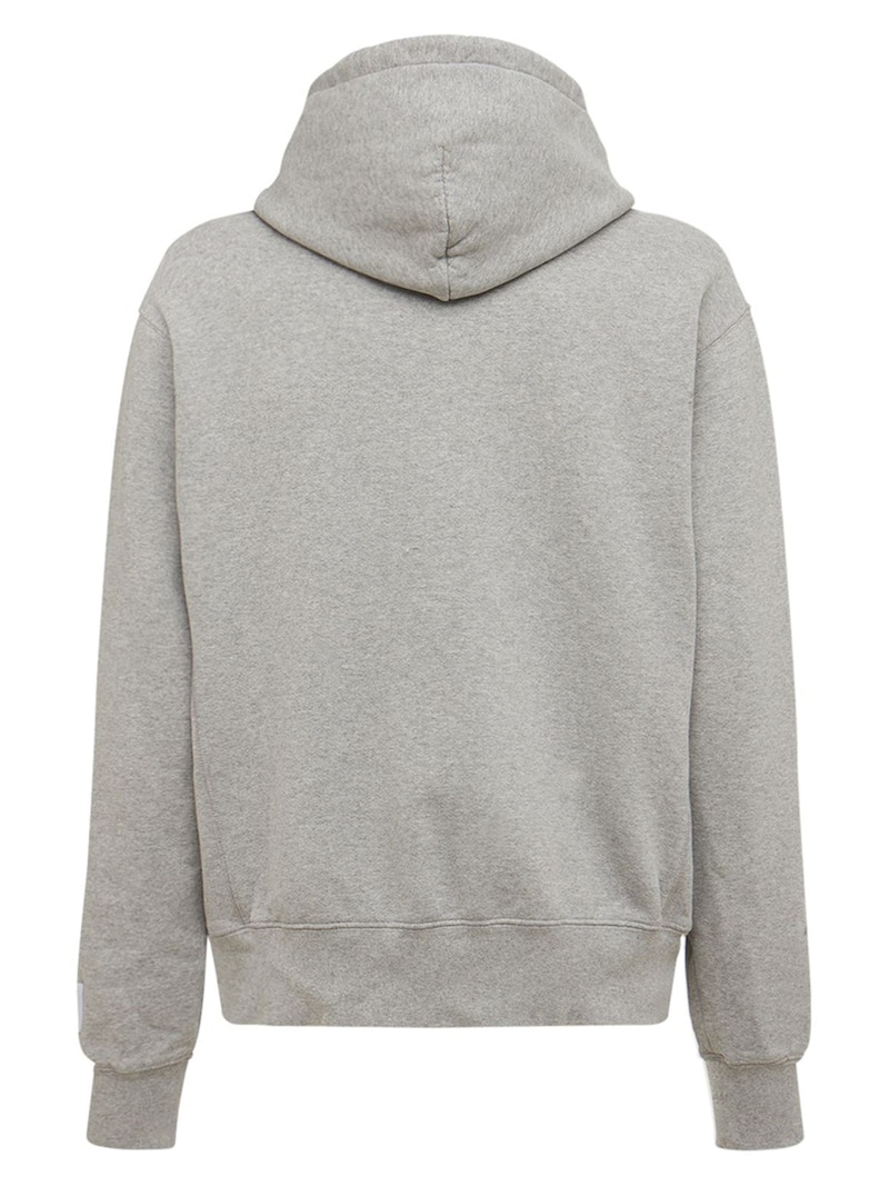 Grey store logo hoodie