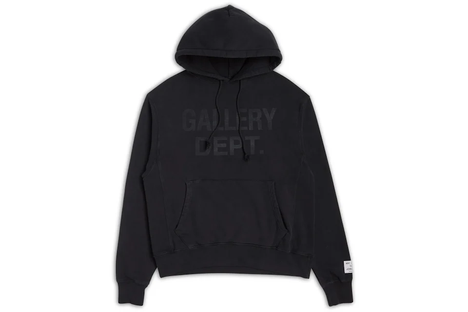 Gallery Dept. Centered Logo Hoodie Black