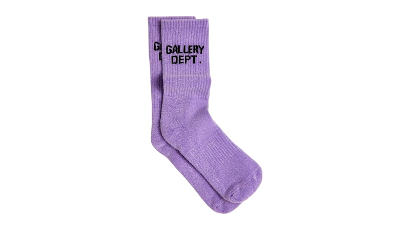 Pre-owned Gallery Dept. Men's  Clean Sock In Flo Purple