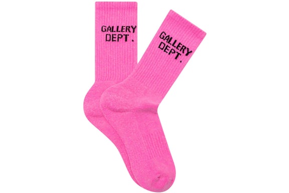 Gallery Dept. Clean Socks Fluorescent Pink