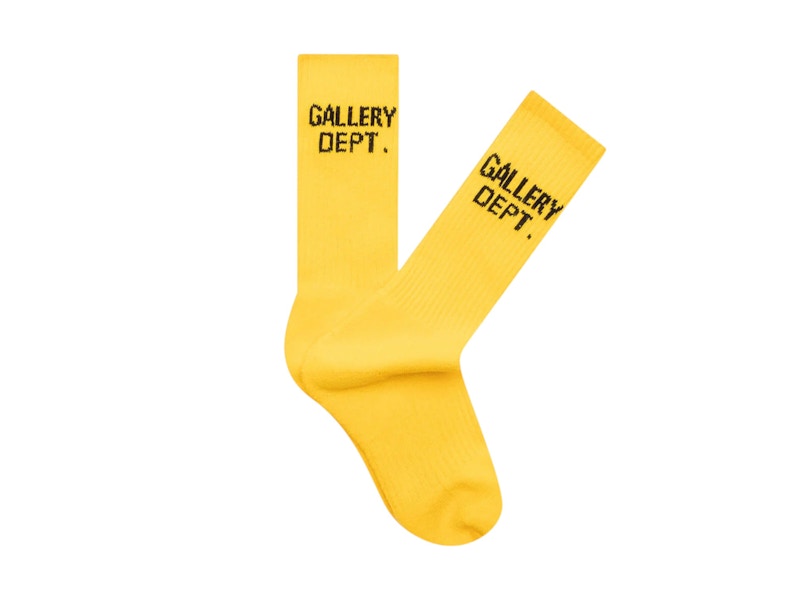 Pre-owned Gallery Dept. Clean Socks In Yellow