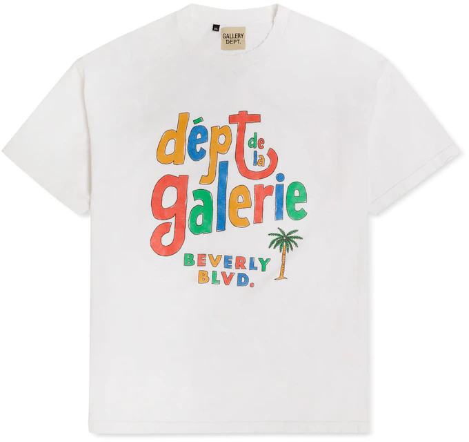 in de buurt modus begaan Gallery Dept. De La Galerie Cafe T-Shirt White Multi - SS22 - US