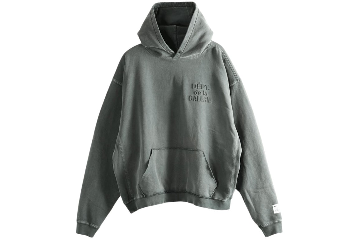 Gallery Dept. Dept Embossed Hoodie Graphite Men's - US