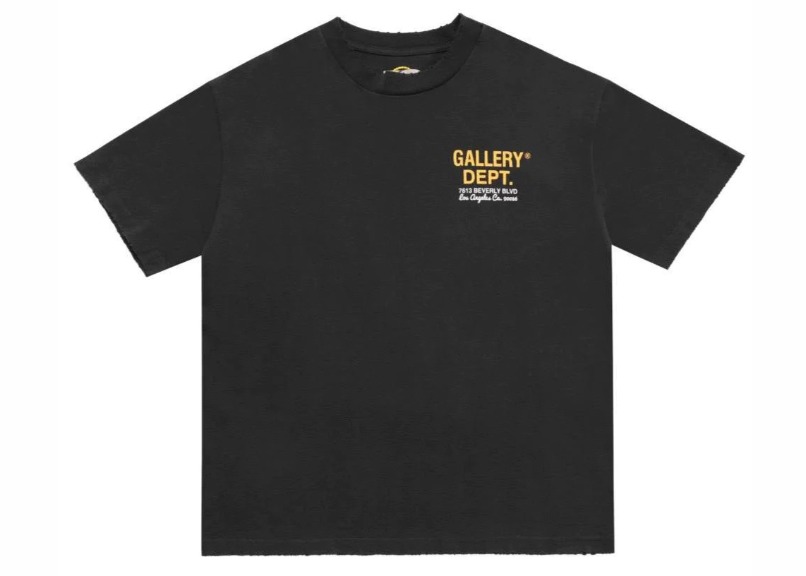 Gallery Dept. Drive Thru Boxy Fit T-shirt Black メンズ - SS22 - JP