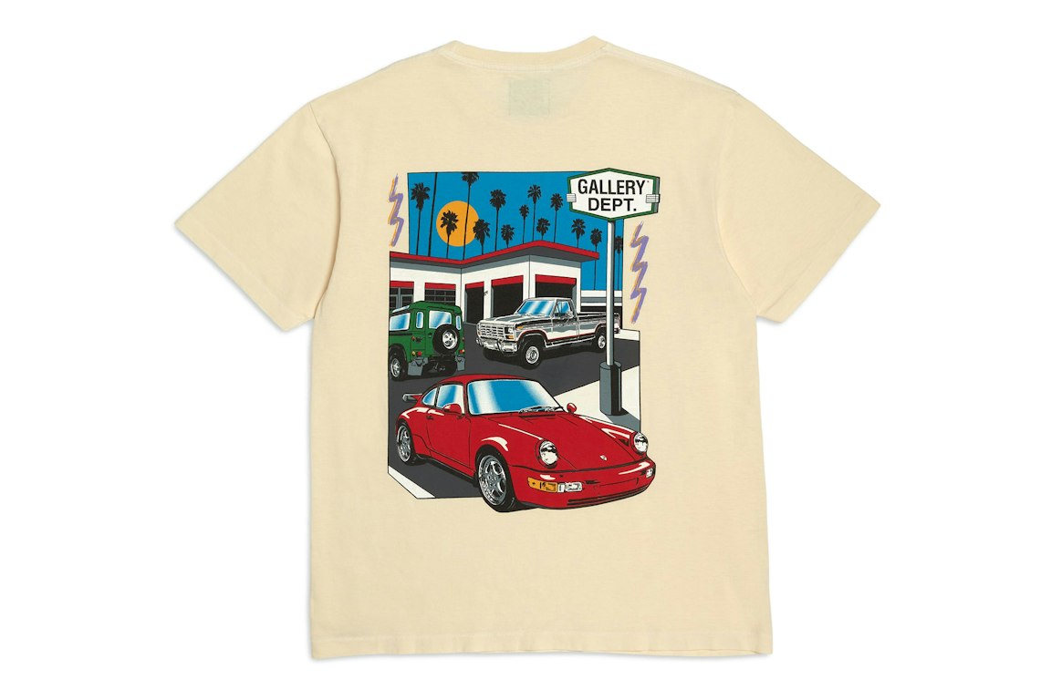 Pre-owned Gallery Dept. Drive Thru Boxy Fit Tee Cream