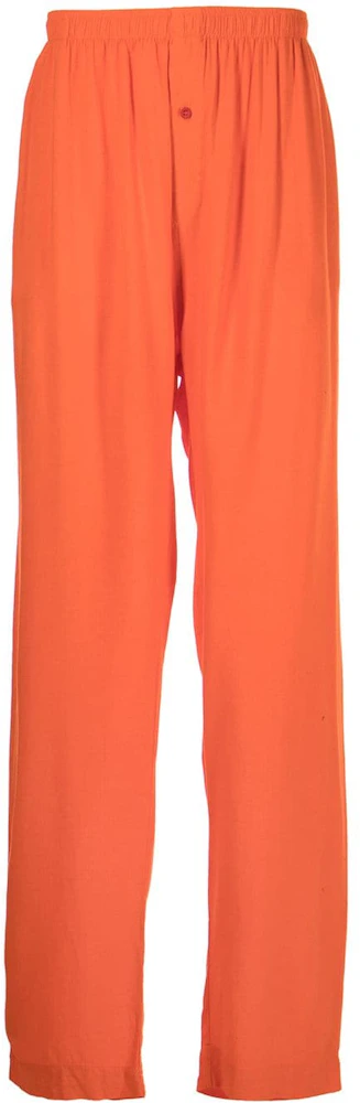 Gallery Dept. Elasticated Cotton Trousers Orange Men's - US