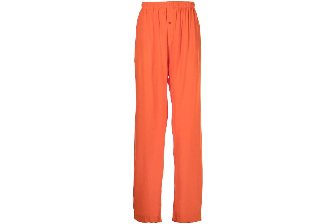 Pre-owned Gallery Dept. Elasticated Cotton Trousers Orange