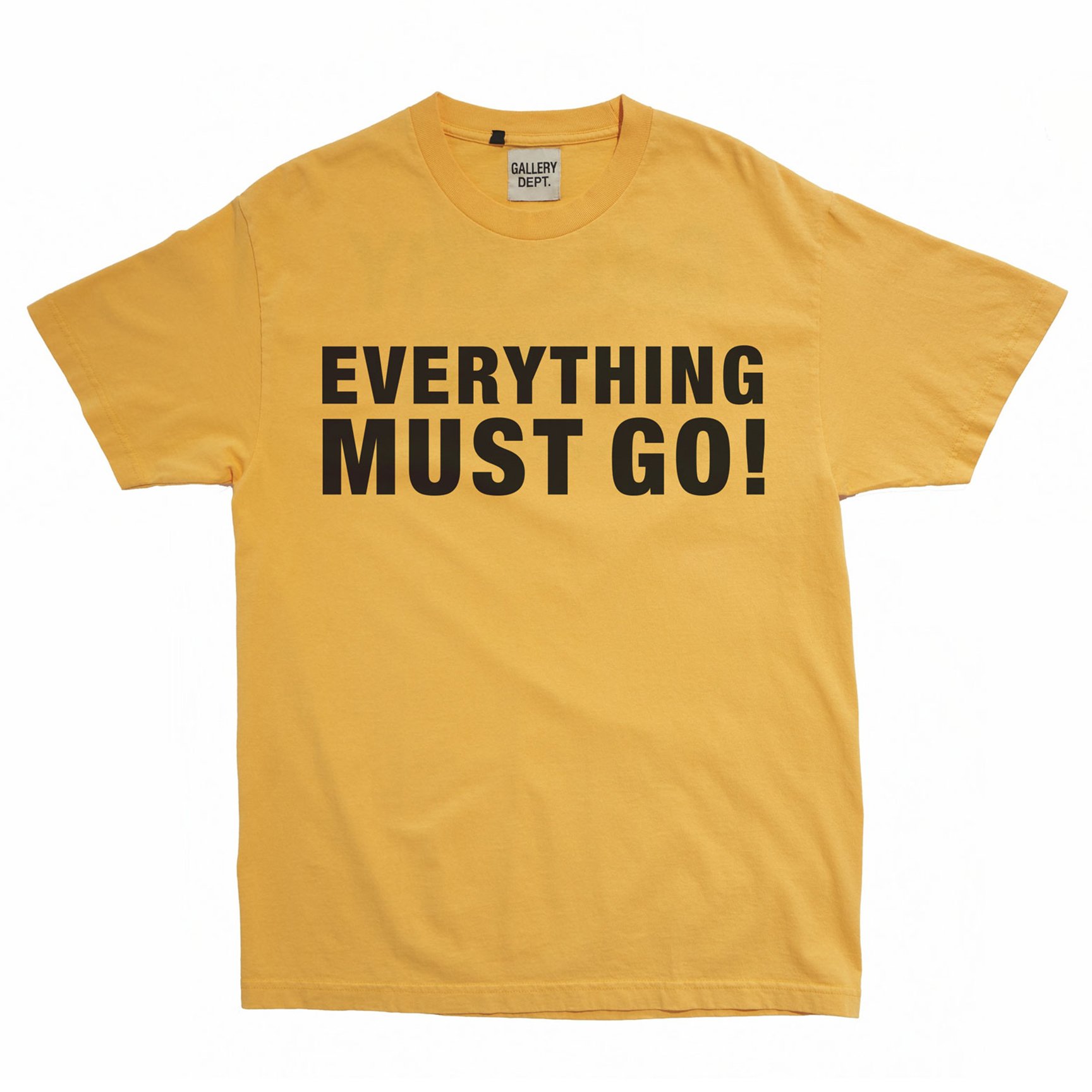 Gallery Dept. Everything Must Go T-shirt Gold メンズ - JP