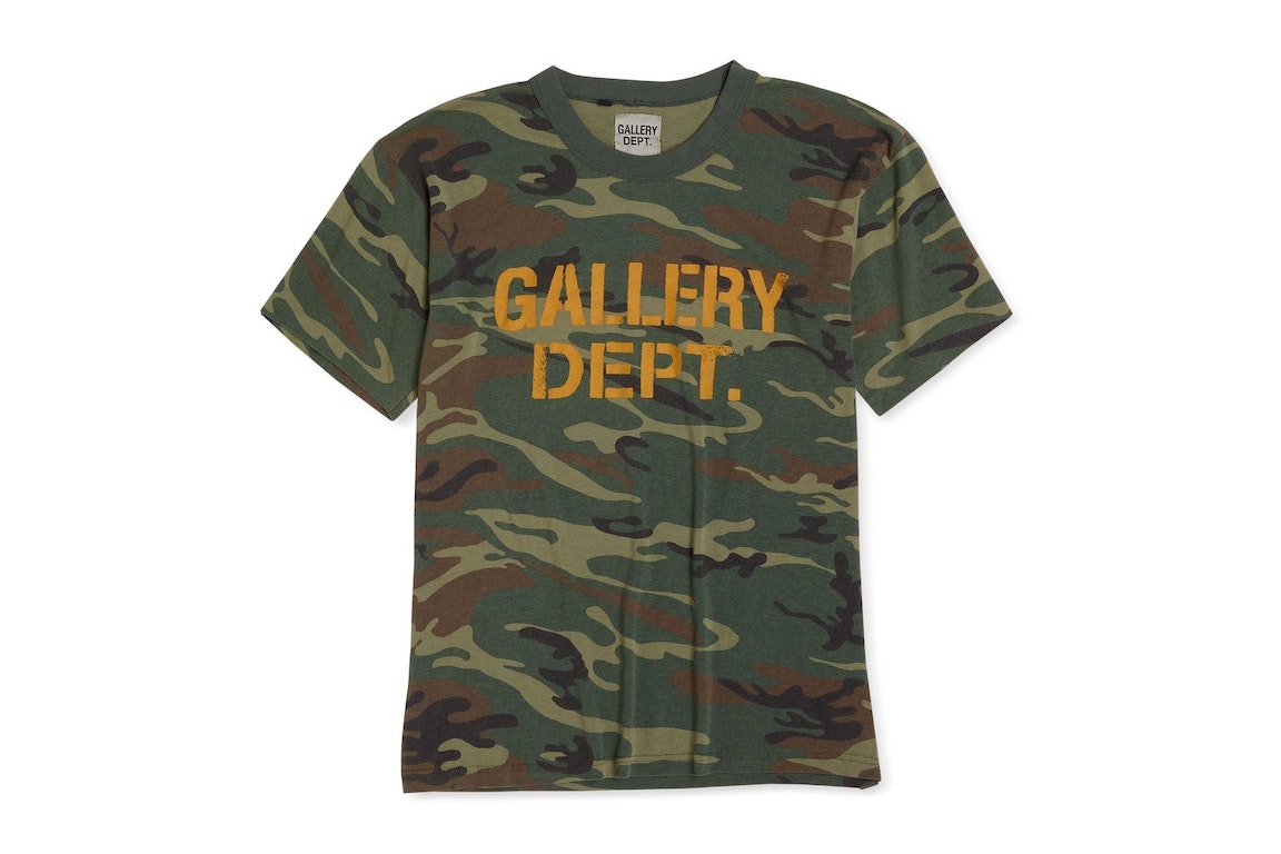 Pre-owned Gallery Dept. Fatigue Logo T-shirt Camo