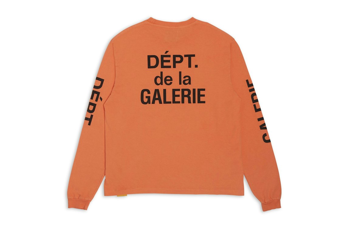 Pre-owned Gallery Dept. French Collector L/s T-shirt Orange/black
