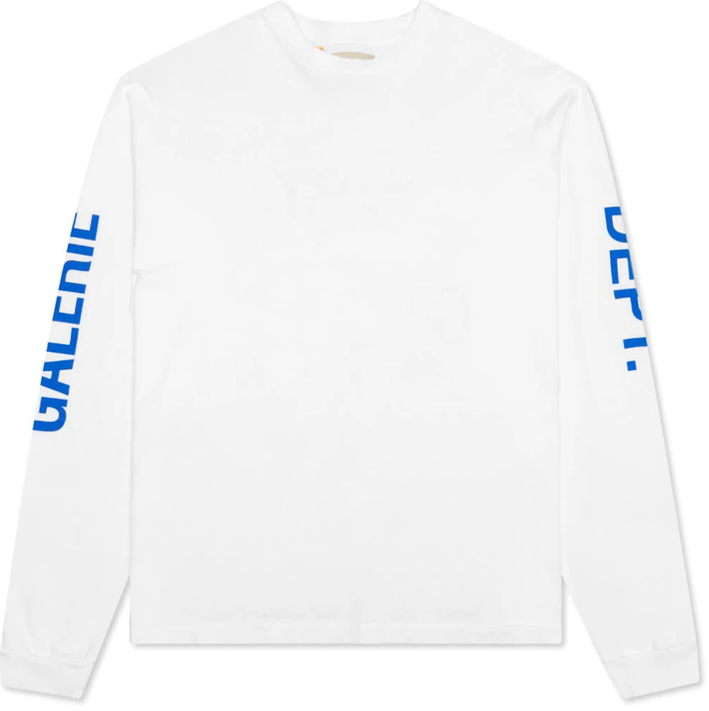 Gallery Dept. French Collector L/S Tee White Blue Men's - FW21 - US