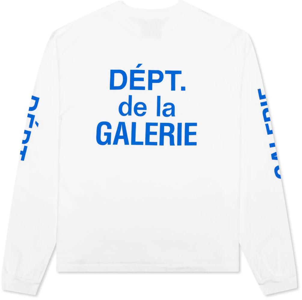 Gallery Dept. French Collector L/S US Blue - - Men\'s FW21 Tee White