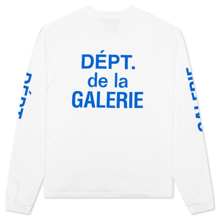 Pre-owned Gallery Dept. French Collector L/s Tee White Blue