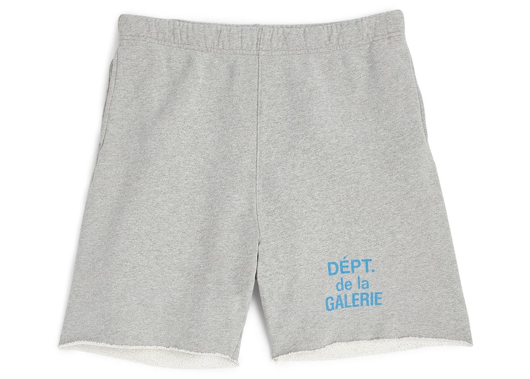 Pre-owned Gallery Dept. French Logo Sweat Shorts Heather Grey