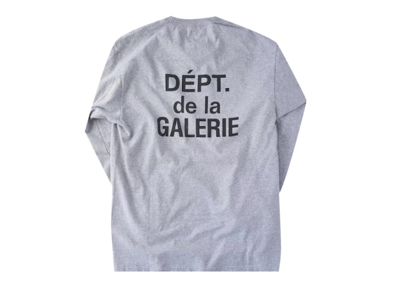 Gallery Dept. French Souvenir L/S T-Shirt Grey Men's - US