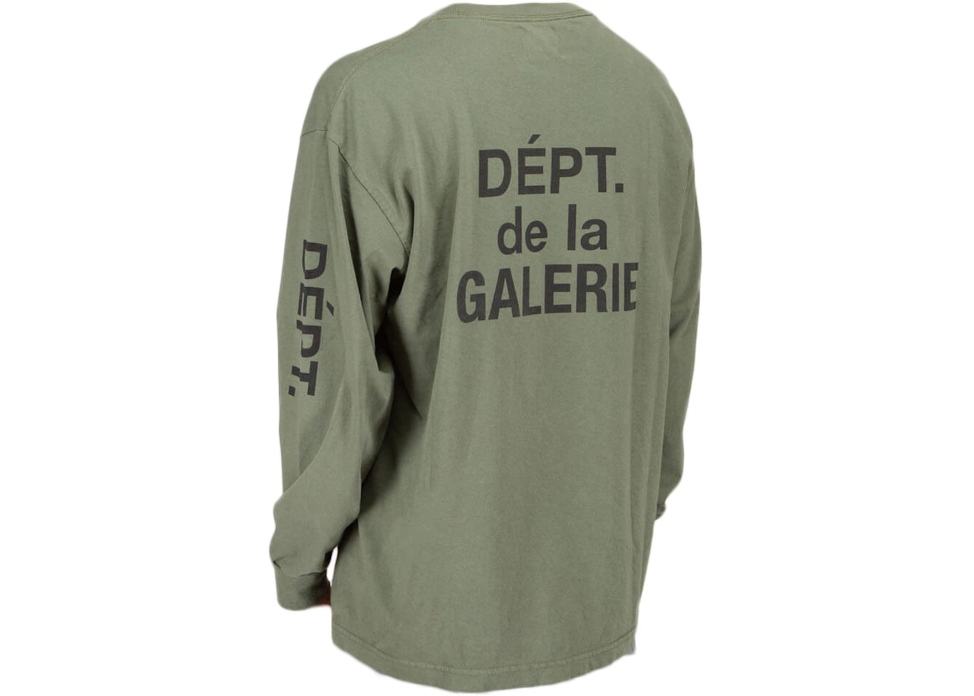 Gallery Dept. French Souvenir L/S T-shirt Olive Green Men\'s - US