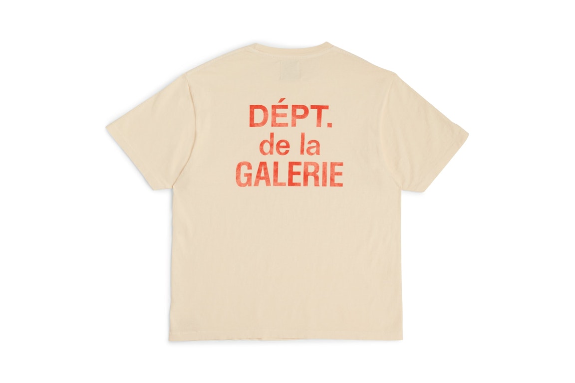 Pre-owned Gallery Dept. French T-shirt Cream/orange