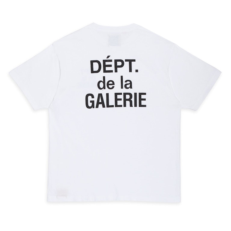 Pre-owned Gallery Dept. French T-shirt White/black