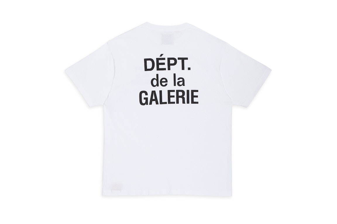 Pre-owned Gallery Dept. French T-shirt White/black