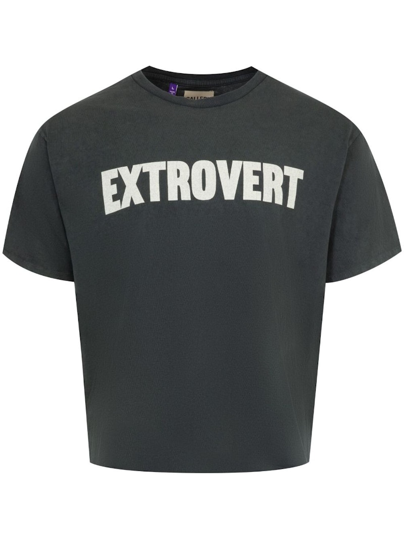Pre-owned Gallery Dept. Men's Intro/extro Reversible T-shirt In Wizer Black