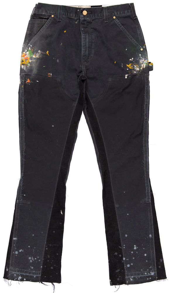 Sole ET. Al Metro Flared Carpenter Denim Jeans : Black 36”