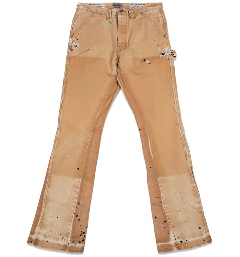 Gallery LA Flare Carpenter Jeans Tan Men's US