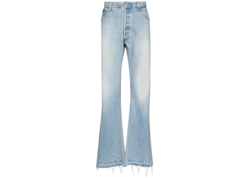 Gallery Dept. LA Flare Jeans Stonewashed Indigo/White Men's - FW22