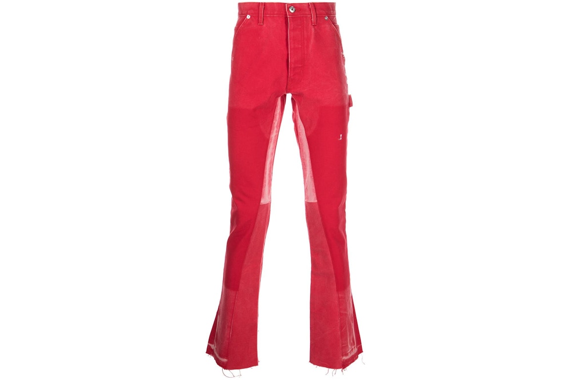 Pre-owned Gallery Dept. La Carpenter Flared Jeans Bright Red