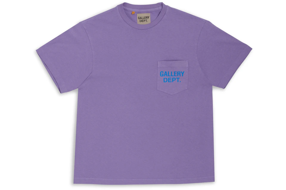 Gallery Dept. Logo Pocket T-shirt Purple/Blue