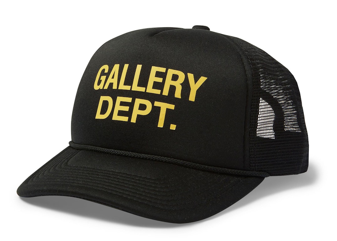 Pre-owned Gallery Dept. Logo Trucker Hat Black