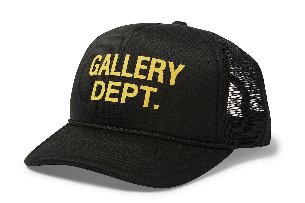 Pre-owned Gallery Dept. Logo Trucker Hat Black
