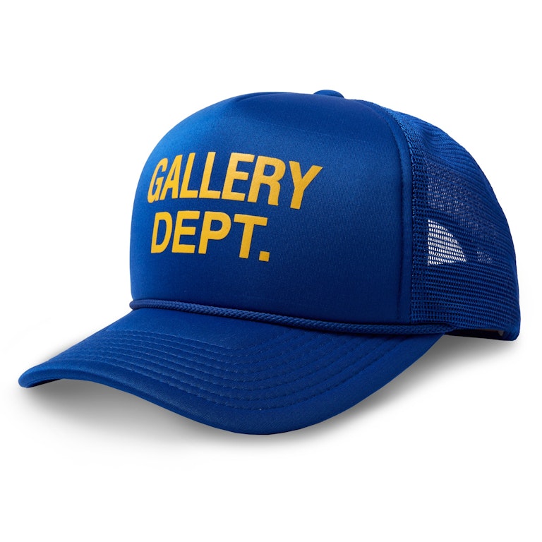 Pre-owned Gallery Dept. Logo Trucker Hat Blue