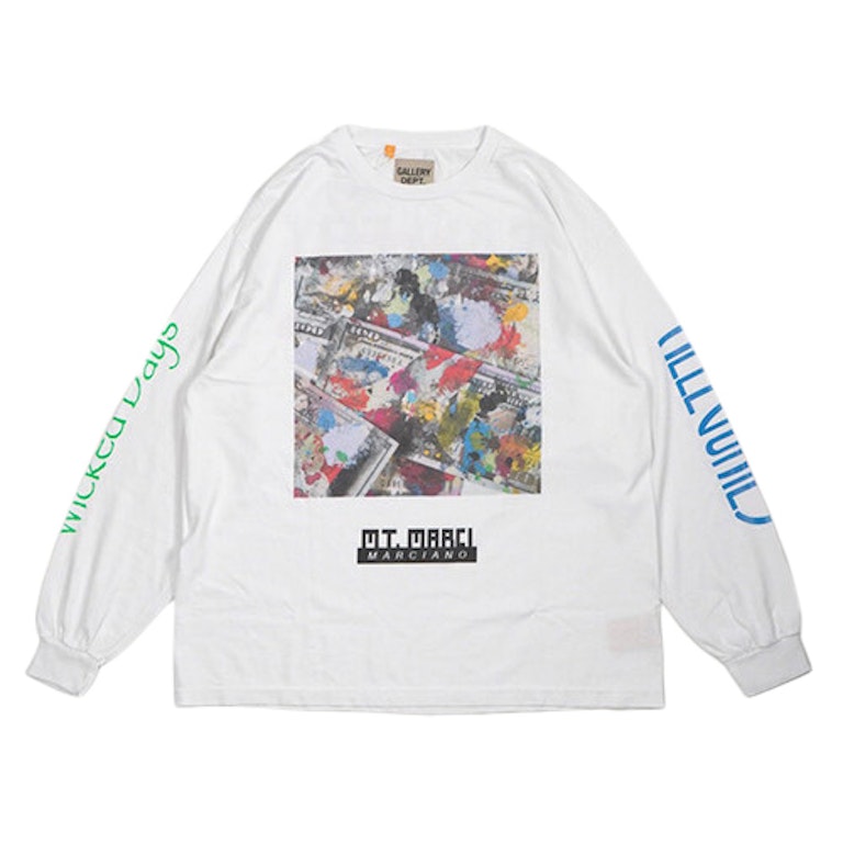 Pre-owned Gallery Dept. Mt Marci Allegolies L/s T-shirt White
